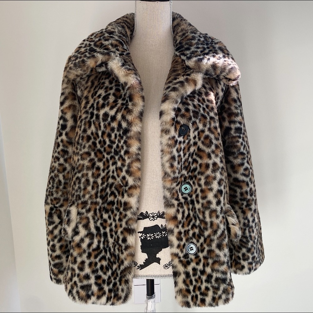 NWOT The Kooples leopard coat